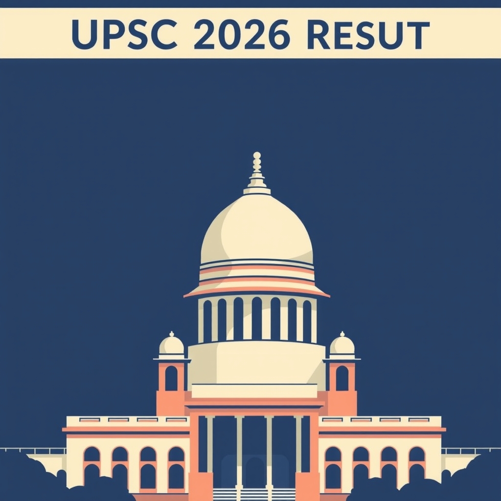 UPSC CSE — illustration for UPSC CSE 2026 Result: July Exam Results Released – Check Selected Candidates List